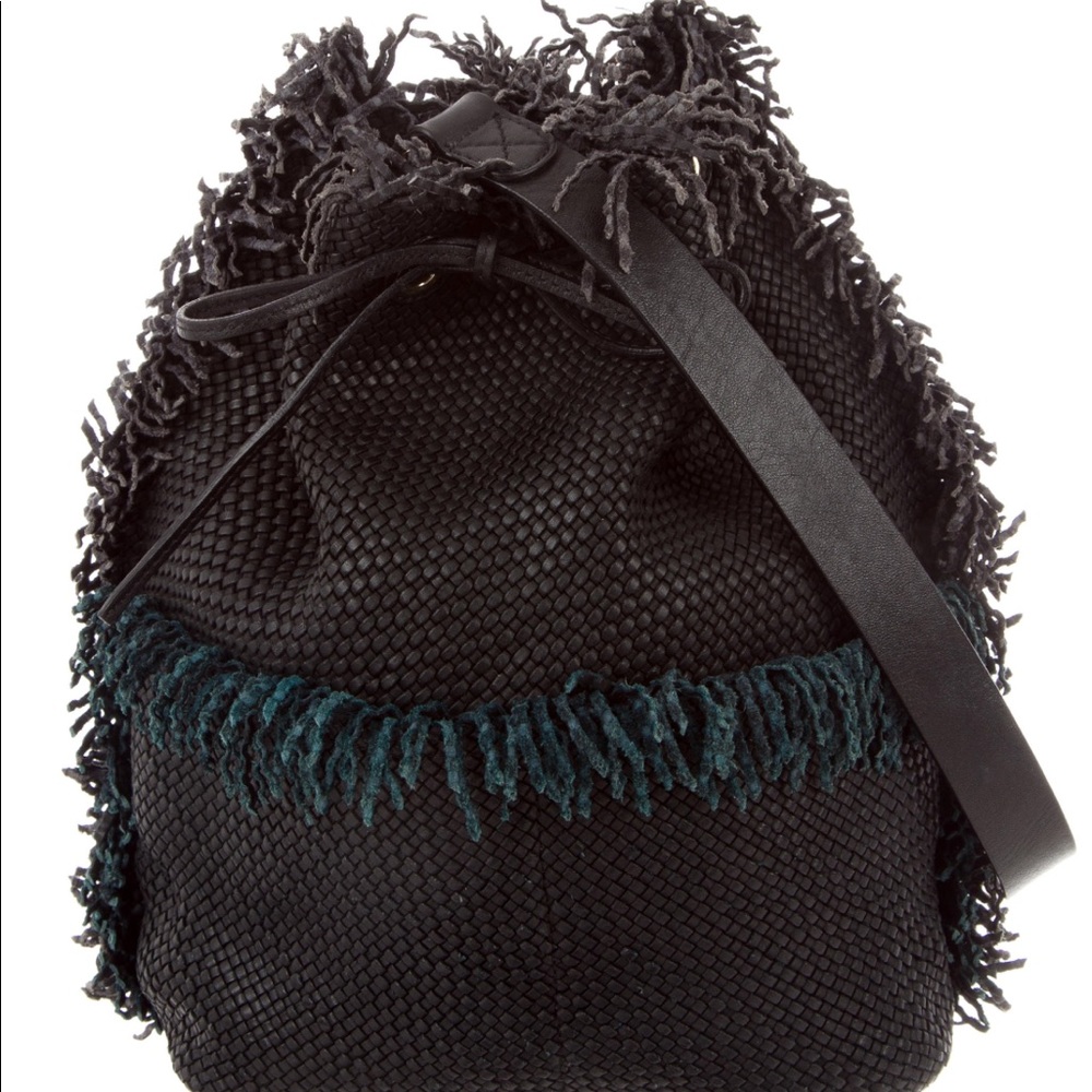 Tamara Mellon Fringe Bucket Bag